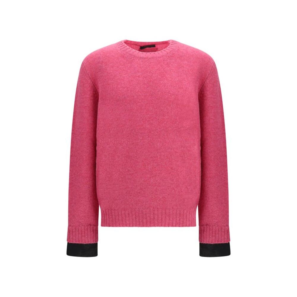 Prada Men Shetland Wool Crewneck Sweater